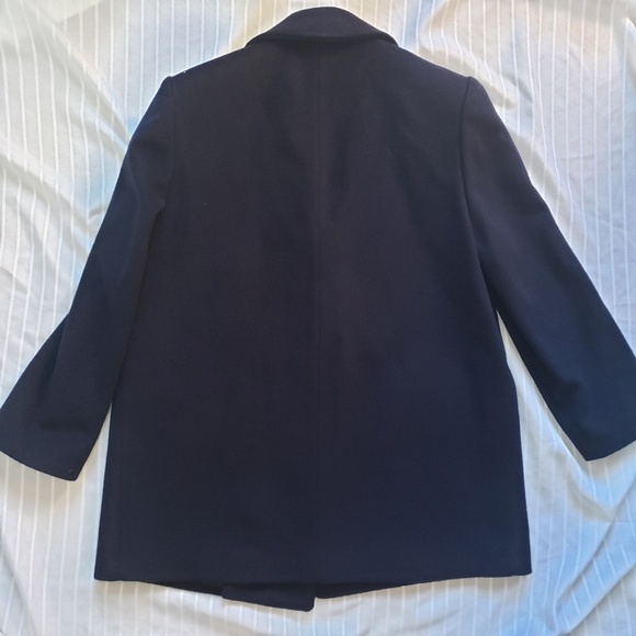 J.G Hook vintage navy blue wool Oversized Coat - Picture 3 of 7